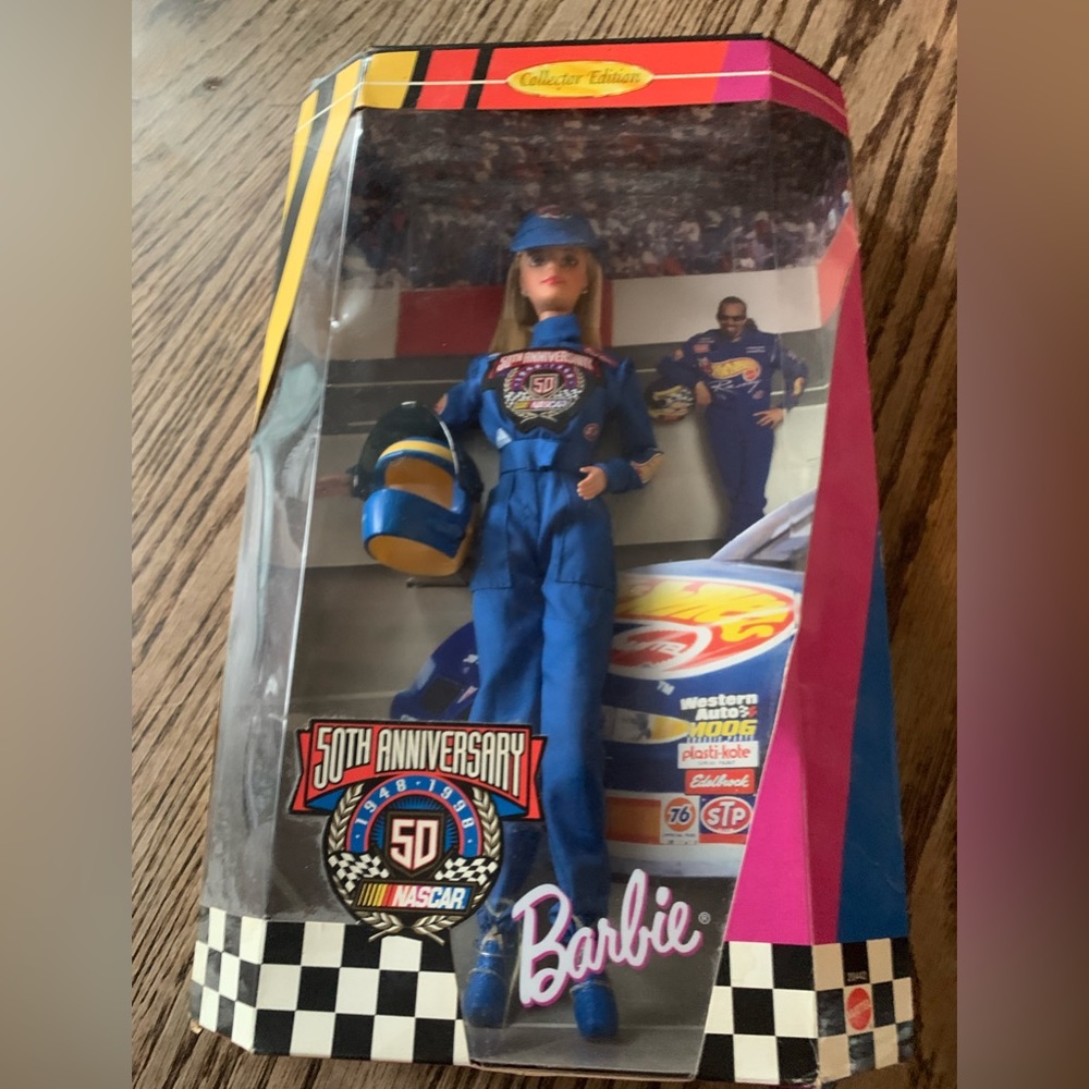 Barbie 50th anniversary NASCAR 1998. $15